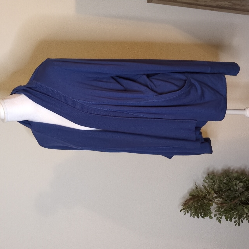 Athleta Royal blue light sweater jacket size S